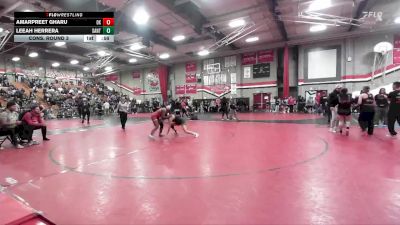 135 lbs Cons. Round 3 - Leeah Herrera, Santiago vs Amarpreet Gharu, Oxnard