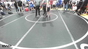 75 lbs Consolation - Larson Busby, Cushing Tigers vs Lawrence Hart, Pin-King All Stars