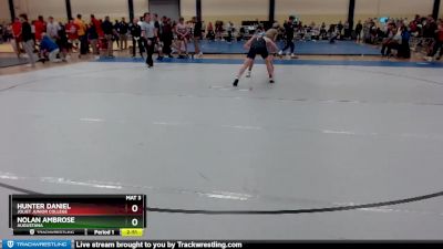 149 lbs Quarterfinal - Hunter Daniel, Joliet Junior College vs Nolan Ambrose, Augustana