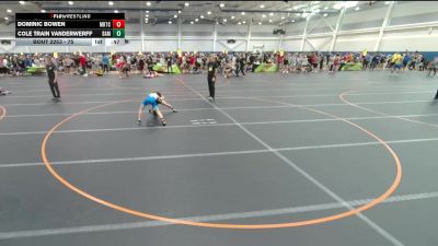 75 lbs Cons. Round 4 - Dominic Bowen, Unattached vs Cole Train Vanderwerff, BAM TC