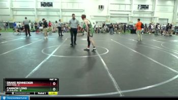 138 lbs Round 7 (8 Team) - Drake Rennecker, Ohio Titan vs Cannon Long, 84 Athletes