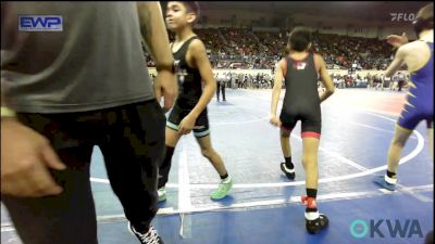 73 lbs Consi Of 8 #1 - Alexander Huerta, Tuttle Wrestling vs Calin Kinder, Piedmont