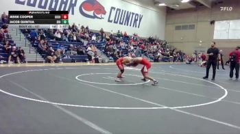 157 lbs Cons. Round 2 - Jacob Quintua, Simon Fraser (B.C.) vs Jesse Cooper, Clackamas Unattached