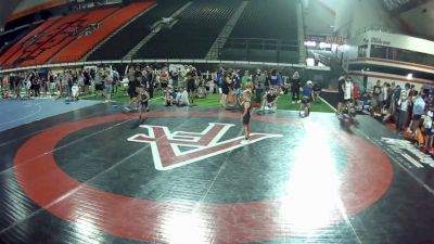 53-56 lbs Champ. Round 1 - Logan Radmall, Utah vs Jett Rikala, Utah