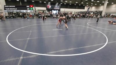 157 lbs Cons. Sub-quarters - Olin Neuville, Askren Wrestling Academy vs Kash Brown, North Dakota