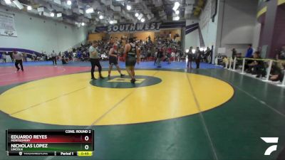 285 Boys Cons. Round 2 - Nicholas Lopez, Lincoln vs Eduardo Reyes, Montgomery