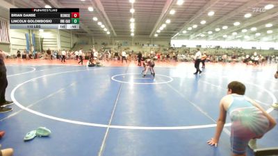110 lbs Rr Rnd 3 - Brian Danbe, RedNose Wrestling School ES vs Lincoln Golomboski, Buffalo Valley Wrestling Club EL Blue