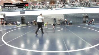 45 lbs Semifinal - Rustyn Ellsworth, Sublime Wrestling Academy vs Madden Smyer, Declo Stingers