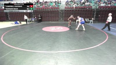157 lbs Consi Of 8 #1 - Campbell Coutinho, Pickens vs Marquis Mack, Wilson