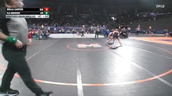 6A/5A Girls 130 5th Place Match - Bella Carter, Beaverton Girls vs Ila Bender, Grants Pass Girls