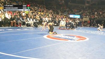 106 Class 3 lbs 1st Place Match - Tucker Williams, Hillsboro vs Tyler Bell, Kearney