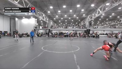 84 lbs Round 3 (6 Team) - Aubrey Kokinda, Lady Assassins vs RayLynn Robinson, Miami Hawks