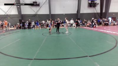 16U Girls GR - 115 lbs Champ. Round 2 - Paxton Steele, OR vs Halle Downey, MT