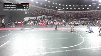 95 lbs Champ. Round 1 - Coy Anderson, Luxemburg-Casco Wrestling Club vs Adam Weninger, West Bend Wildcats
