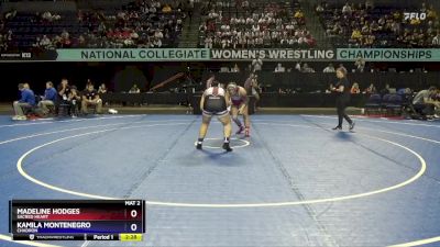 191 lbs Champ. Round 1 - Madeline Hodges, Sacred Heart vs Kamila Montenegro, Chadron