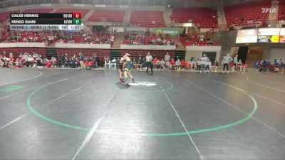 132 lbs Round 3 - Semis (4 Team) - Renzo Gann, Northwest Eaton vs Caleb Hennig, Cedar Park Vista Ridge