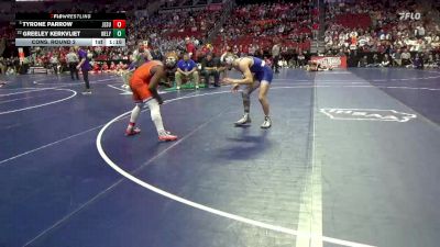 1A-150 lbs Cons. Round 2 - Greeley Kerkvliet, West Lyon vs Tyrone Parrow, Jesup