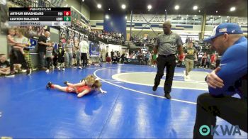 55 lbs Semifinal - Arthur Brashears, Piedmont vs Luxton Sullivan, Cowboy Wrestling Club