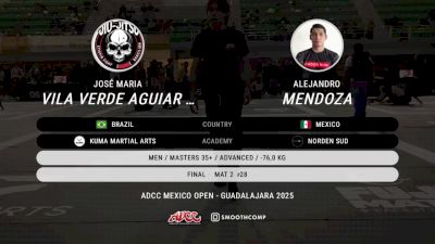 Alejandro Mendoza vs José Maria Vila Verde Aguiar Jún 2025 ADCC Guadalajara Open