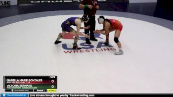 122 lbs Semifinal - Victoria Bernard, The Laboratory (Wrestling Club) vs Isabella Marie Gonzales, Wolf Den Wrestling Club