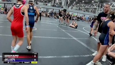 100 lbs Finals (2 Team) - Addison Burke, FIWC Sassy Lassies vs Joey Cappa, Grit Mat Club