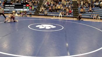 144 lbs Semifinal - Drew Galyen, Norfolk vs Cooper Ritz, Kearney