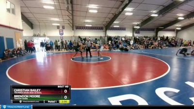 132 lbs Cons. Round 2 - Christian Bailey, Thunder Basin High School vs Brendon Moore, Tongue River