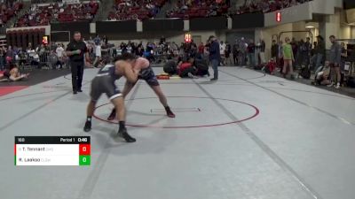 160 lbs Quarterfinal - Tyler Tennant, Glendive Mat Devils vs Robert Laakso, Cascade Little Guy Wrestling