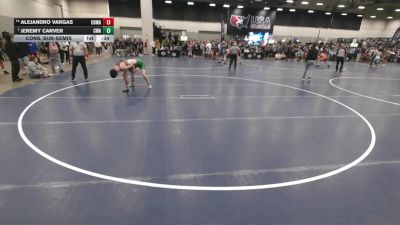 120 lbs Cons. Sub-semis - Alejandro Vargas, COWA vs Jeremy Carver, Contenders Wrestling Academy