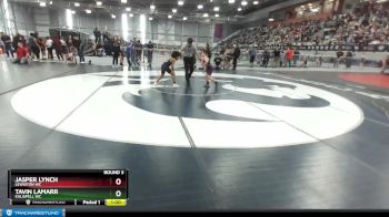 76-77 lbs Round 3 - Jasper Lynch, Lewiston WC vs Tavin Lamarr, Kalispell WC