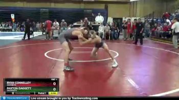 160 lbs Cons. Round 6 - Ryan Connelley, Elizabeth vs Paxton Daggett, University