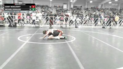 113 lbs Consi Of 8 #2 - Casey McElligott, GA vs Michael Kowalski, UT