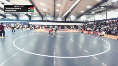 141 lbs Champ. Round 2 - Wyatt Parker, Averett vs Malcolm Chrispin, Bridgewater State