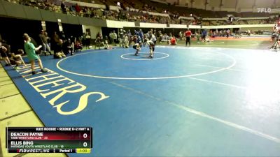 Rookie K-2 HWT A Round 3 - Ellis Bing, Mathews Youth Wrestling Club vs Deacon Payne, Tabb Wrestling Club
