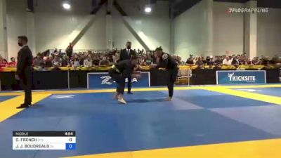 OMAR FRENCH vs JEFFERY J. BOUDREAUX 2021 World Master IBJJF Jiu-Jitsu Championship