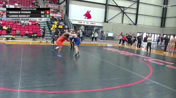 285 lbs Champ. Round 1 - Reginald Thomas, Missouri Valley vs Landen Brinkley, Carl Albert