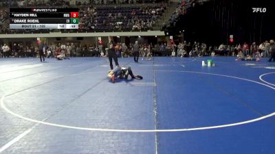 102 lbs Cons. Round 2 - Hayden Hill, Moen Wrestling Academy vs Drake Roehl, Elk River