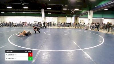 95 lbs Round Of 16 - Nolan DeShon, OH vs Mikey McNeal, PA