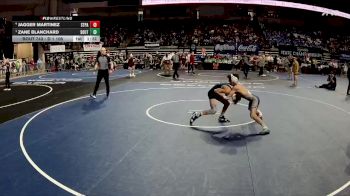 D 1 106 lbs Semifinal - Zane Blanchard, Southside vs Jagger Martinez, St. Paul`s