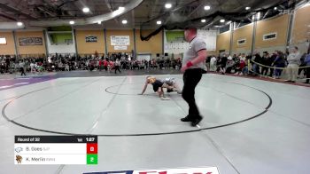 120 lbs Round Of 32 - Braedon Goes, Saint John's Prep vs Kyden Merlin, South Windsor