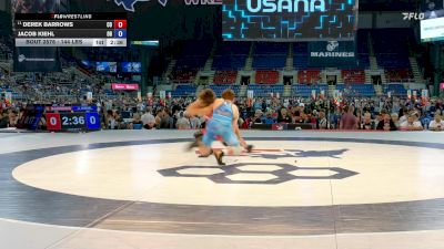 144 lbs Champ. Rd Of 32 - Derek Barrows, CO vs Jacob Kiehl, OH