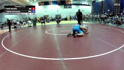 165 lbs Champ. Round 2 - Nate Moore, Grizzly Wrestling Club vs James Battulga, Red Lion Wrestling Club