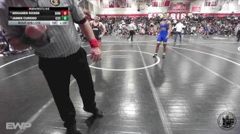 175 lbs Semifinal - Benjamin Rosen, Gunn vs James Curoso, Clovis