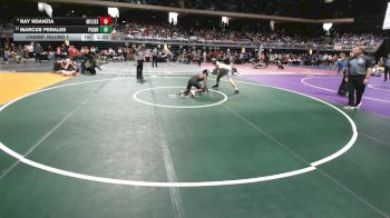 5A 157 lbs Champ. Round 1 - Ray Ndanzia, Melissa vs Marcus Perales, Mission Sharyland Pioneer