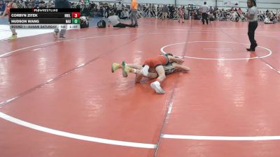 56 lbs Round 1 - 9:00am Saturday - Corbyn Zitek, Nebraska Elite vs Hudson Wang, Nauman Green