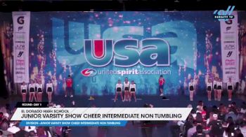 El Dorado High School - Junior Varsity Show Cheer Intermediate Non Tumbling [2025 Junior Varsity Show Cheer Intermediate Non Tumbling Day 1] 2025 USA Spirit Natl's/Collegiate Champs/Jr. Natl's