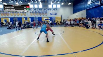 106 lbs Quarterfinal - Bryce Fiore, Unattached vs Joseph Sneed, Black Creek Wrestling Club