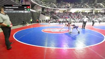 120-5A Cons. Round 3 - Tate Sauls, Villa Rica vs Brayden Stevens, Coffee