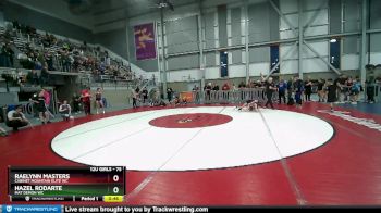 75 lbs Semifinal - Hazel Rodarte, Mat Demon WC vs RaeLynn Masters, Cabinet Mountain Elite WC