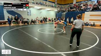 135 lbs. Cons. Round 2 - Samantha Allen, Capital City vs Macy Naes, St. Clair